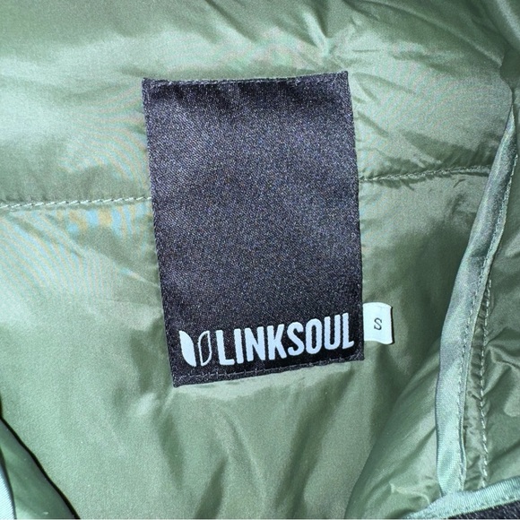 Linksoul Down Mens Kirkwall Black Hoodie Jacket Twilight Jacket Sz Small Golf - Picture 10 of 12
